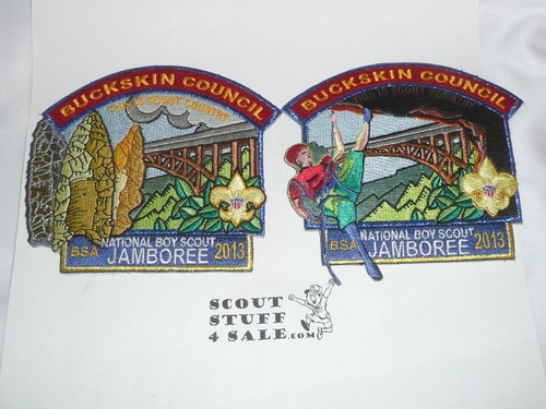 2013 National Jamboree JSP - Buckskin Council, 2 different