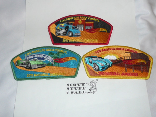 2013 National Jamboree JSP - Los Angeles Area Council, 3 different