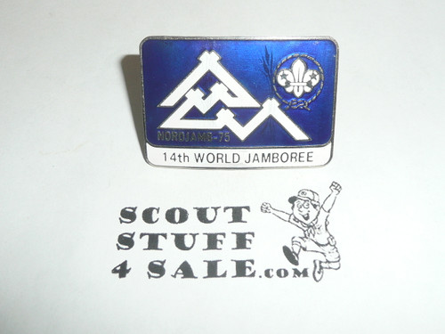 1975 World Jamboree Enameled Neckerchief Slide