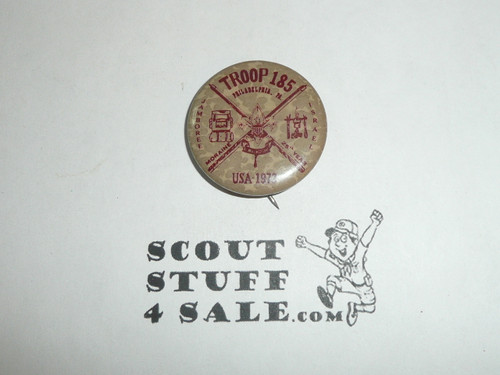 1973 National Jamboree Troop Contingent Button