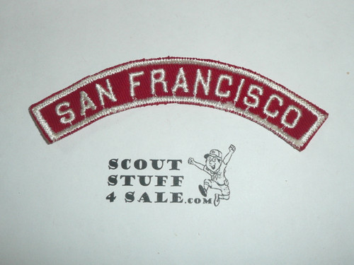 SAN FRANCISCO Red and White Community Strip