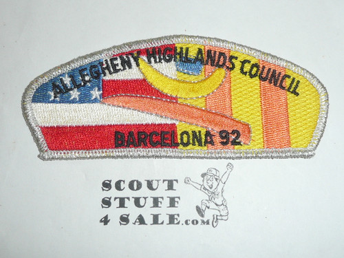 Allegheny Highlands Council sa4 CSP - Barcelona 1992