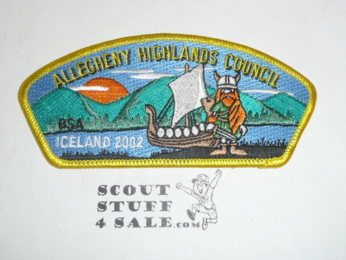 Allegheny Highlands Council sa27 CSP - Iceland 2002
