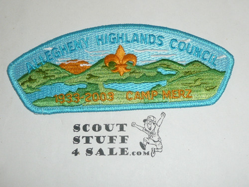 Allegheny Highlands Council sa37 CSP - 70th Anniversary Camp Merz