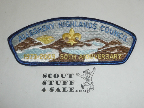 Allegheny Highlands Council sa39 CSP - 30th Anniversary