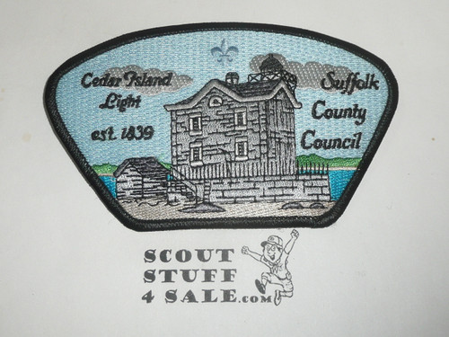 Suffolk County Council sa27 CSP, Cedar Island Lighthouse - Scout