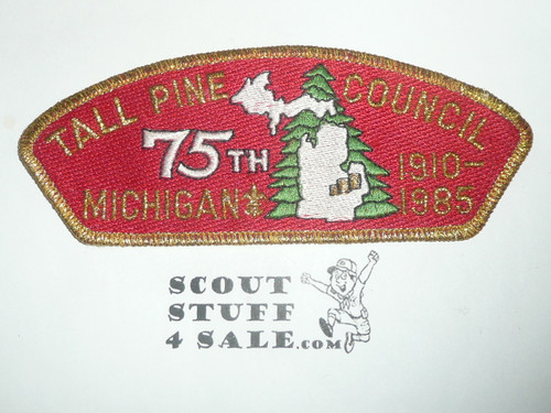 Tall Pine Council su-a CSP - BSA 75th Anniversary