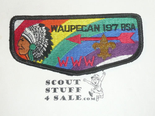 Order of the Arrow Lodge #197 Waupecan s12 Flap Patch