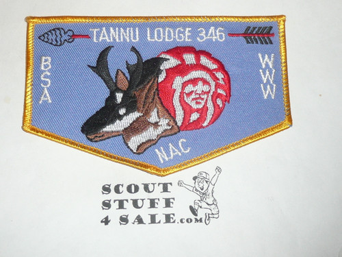Order of the Arrow Lodge #346 Tannu f9 Flap Patch