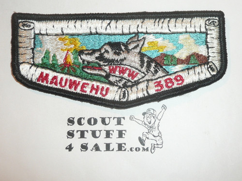 Order of the Arrow Lodge #389 Mauwehu s1 Flap Patch