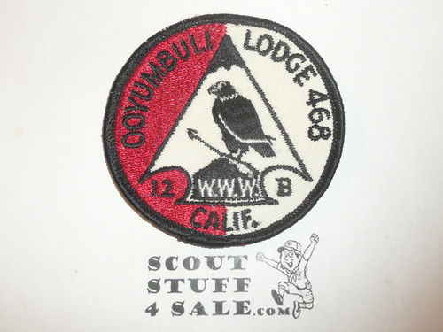 Order of the Arrow Lodge #468 Oo Yum Buli r3 Patch