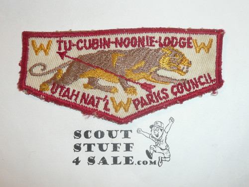 Order of the Arrow Lodge #508 Tu-Cubin-Noonie f1 First Flap Patch, lite use