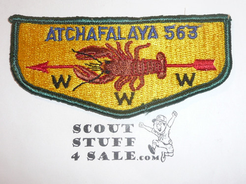 Order of the Arrow Lodge #563 Atchafalaya s1 First Flap Patch
