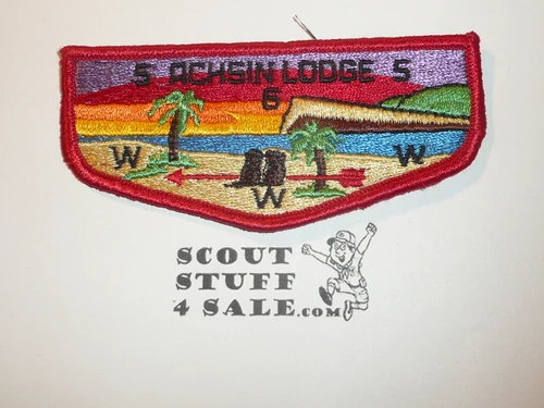 Order of the Arrow Lodge #565 Achsin s2 Flap Patch