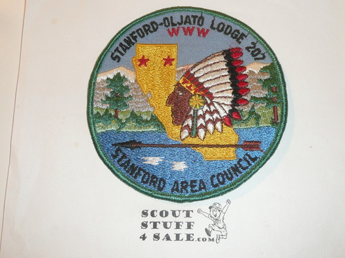Order of the Arrow Lodge #207 Stanford - Oljato r6 Patch