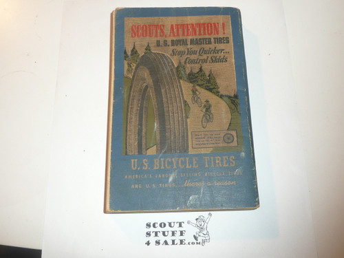 1939 Boy Scout Handbook, Third Edition, Thirty-first Printing, Norman Rockwell Cover, very good used condition with little edge wear