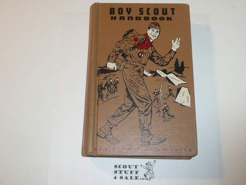 1959 Boy Scout Handbook, Sixth Edition, First Printing, RARE Hardbound printing, near MINT condition, Norman Rockwell Cover