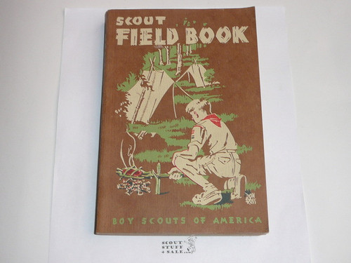 1948 Boy Scout Field Book, First Edition, October 1948 Printing, Litely used condition