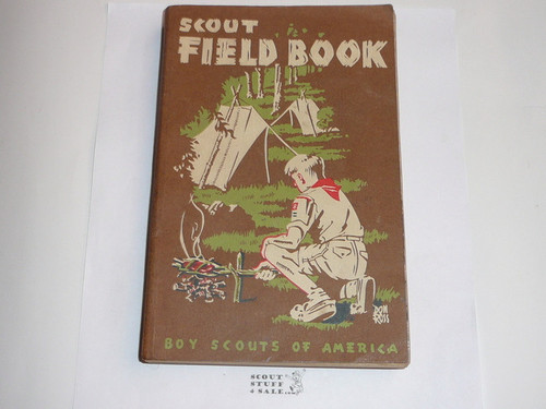 1949 Boy Scout Field Book, First Edition, Second Printing, Like new condition but name written on inside page