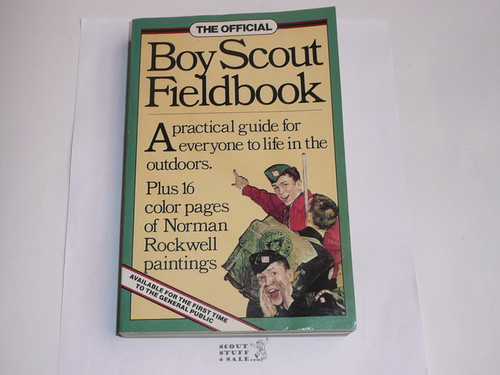 Copy of 1978 Boy Scout Field Book, Second Edition, First Printing by Workman Publishing for Mass Distribution, MINT condition