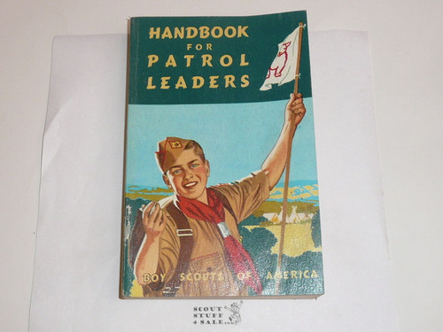 1957 Handbook For Patrol Leaders,  World Brotherhood (Second) Edition, used Condition