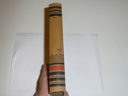 1939 Handbook For Scoutmasters, Third Edition, Volume 1, Fifth printing (Mar-39), MINT Condition