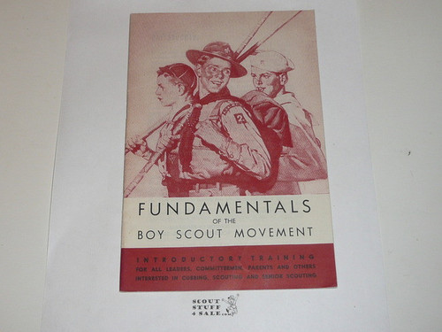 1945 Fundamentals of the Boy Scout Movement, Introductory Training, 5-45 printing
