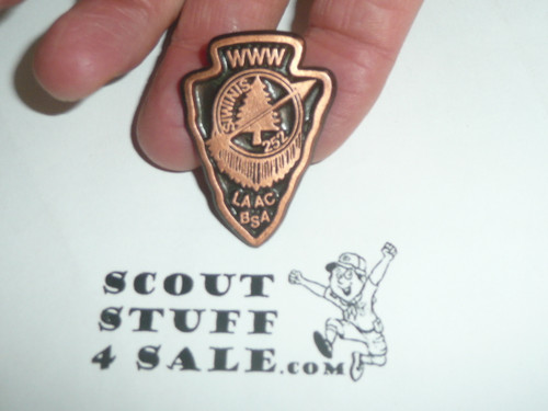 Siwinis O.A. Lodge #252 OA Copper Colored Arrowhead Pin - Scout