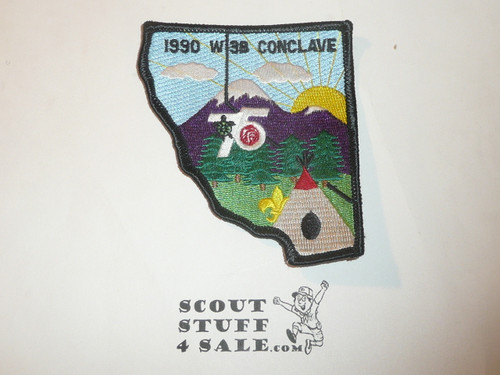 Section W3B 1990 O.A. Conclave Patch - Scout