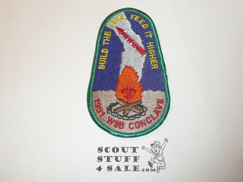 Section W3B 1991 O.A. Conclave Patch - Scout
