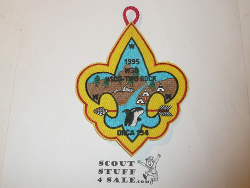 Section W3B 1995 O.A. Conclave Patch with button loop - Scout