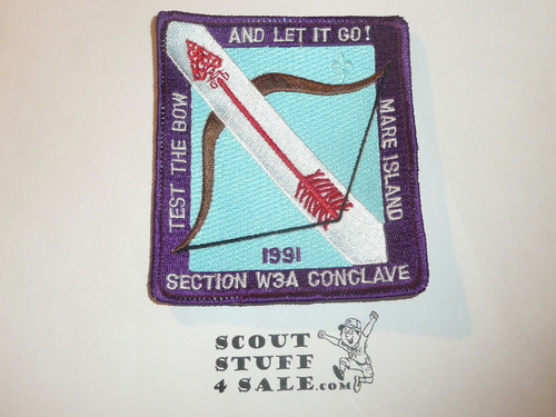 Section W3A 1991 O.A. Conclave Patch - Scout