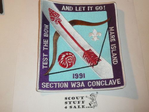 Section W3A 1991 O.A. Conclave Jacket Patch - Scout