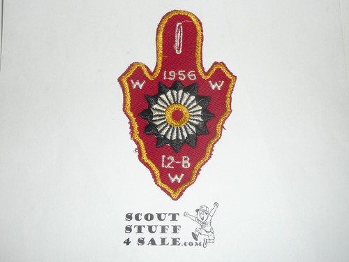 Section / Area 12-B Order of the Arrow Conference Patch, 1956