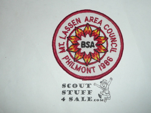 Philmont Scout Ranch, 1986 Mount Lassen Area Council Contingent Patch