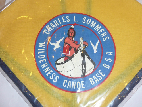 Charles L. Sommers Wilderness Canoe Base Neckerchief, silkscreened