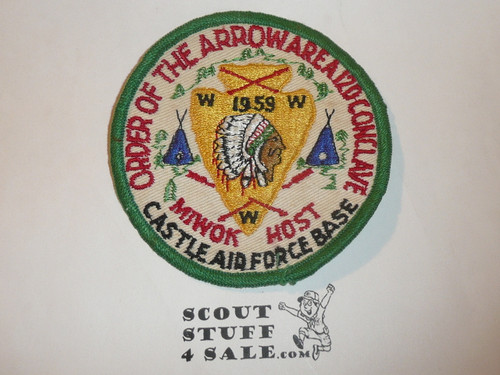 Copy of O.A. Area 12-D (XII-D) 1959 Conference Patch - Scout