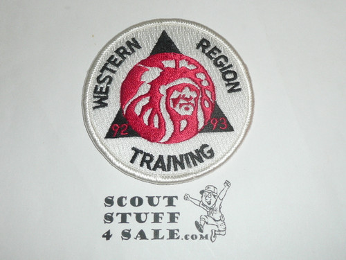 Order of the Arrow Western Region Training Patch, 1992-1993