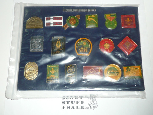 1987-1988 World Boy Scout Jamboree Commemorative Pin Set, variety #2