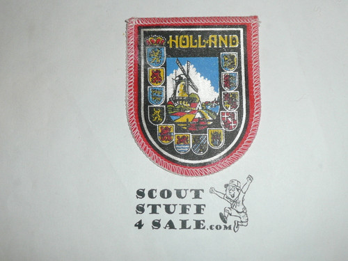 Vintage Holland Travel Souvenir Shield Patch