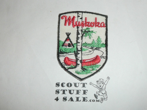 Vintage Muskoka Souvenir Shield Patch