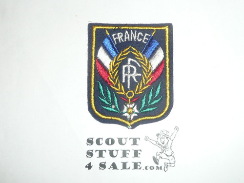 Vintage France Souvenir Shield Patch