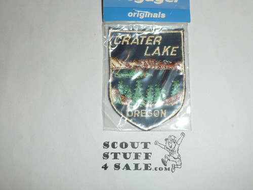 Vintage Crater Lake Souvenir Shield Patch