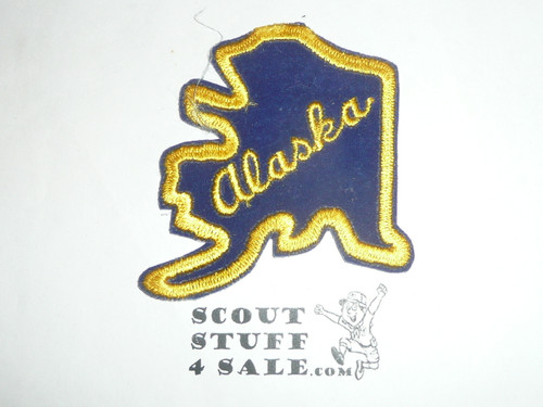 Vintage Alaska Travel Souvenir Patch