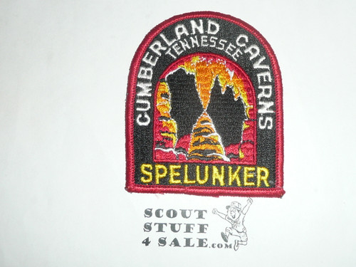 Vintage Cumberland Caverns TN Travel Souvenir Patch