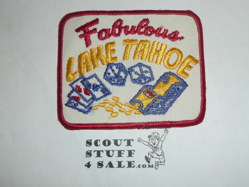 Vintage Fabulous Lake Tahoe Travel Souvenir Patch