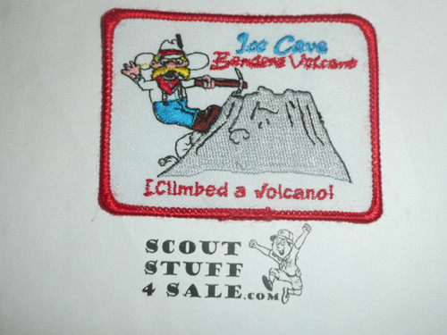 Vintage Ice Cave Bandera Volcano Travel Souvenir Patch