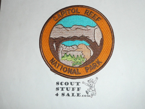 Vintage Capitol Reef National Park Travel Souvenir Patch