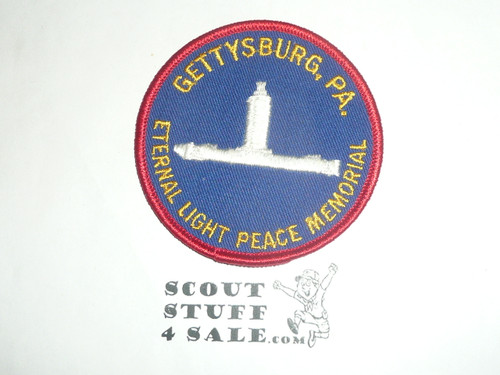 Vintage Gettysburg Travel Souvenir Patch