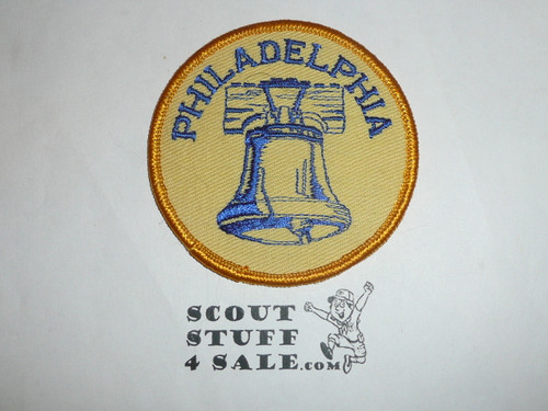 Vintage Philadelphia PA Travel Souvenir Patch
